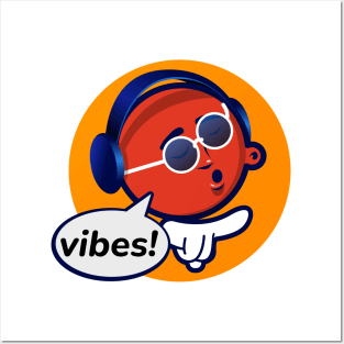 Vibes Emoji Posters and Art